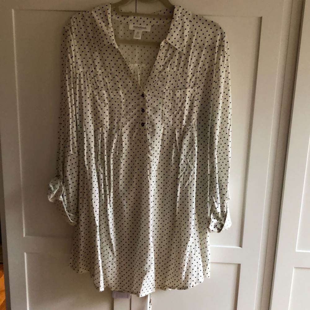 Polka dot dress tunic